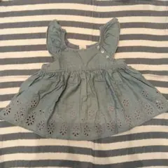 baby GAP 刺繍入りフリル袖トップス 18-24ヶ月　チュニック