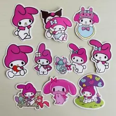 マイメロディ　ステッカー　シール　10枚　かわいい　紙素材②