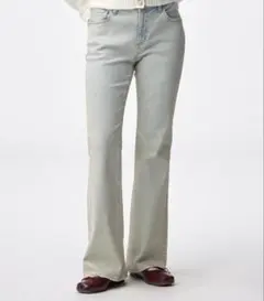 GU ジーユー　スリムフレアジーンズ 62 BLUE