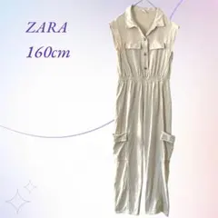 ZARAザラ／オールインワン オーバーオール カーゴポケット