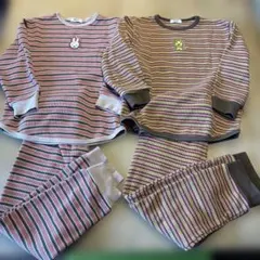 ブリーズ◇ミッフィー　ライオン　ワッフルパジャマ　2枚セット　120cm