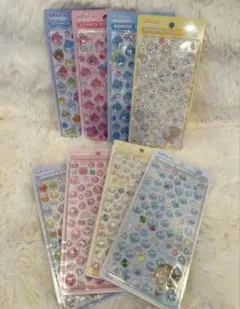 ボンボンドロップシールしずくちゃんみるみるちゃんうるおいちゃん　８枚セット