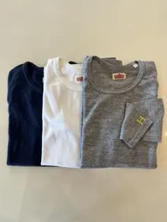 HRMarketTシャツ 3色セット ネイビー ホワイト グレー ⭐️超絶お得