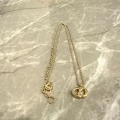 クリスチャンディオール ネックレス ゴールド メッキ アクセサリー CDロゴ