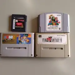 SFC、GB、64ソフト4本セット