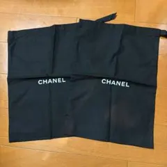 CHANEL ブラック 巾着袋 2枚セット