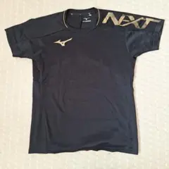 Mizuno NEXT バレーボールシャツ ブラック ゴールド