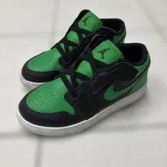 Nike Air Jordan スニーカー グリーン/ブラック　22 kids