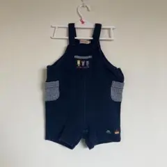 ミキハウス　オーバーオール風ロンパース　80cm
