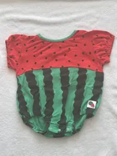 CROISSANCE BEBE スイカ柄ロンパース 80