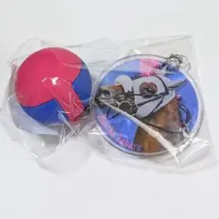 【即日発送】新品メイショウタバルのボンボンLOVEラバーキーホルダー