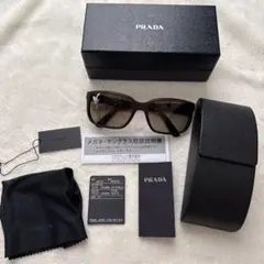 正規品】PRADA サングラス PR19WS ブラック スクエア 人気モデル