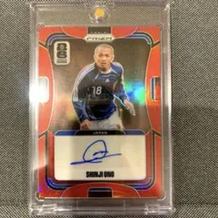 2026 Panini Prizm 小野伸二 直筆サインカード ゴールドウェーブ