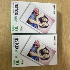FUJIFILM instax mini インスタントフィルム 10枚×2パック
