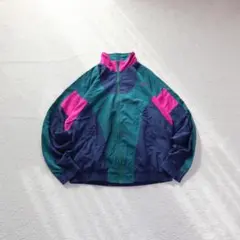 90s Reebok ナイロンジャケット XL 刺繍ロゴ Vintage Y2K