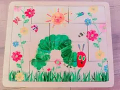 木製　はらぺこあおむし　ジグソーパズル