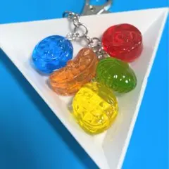 カラフル ドロップ チャーム キーホルダー フェイクスイーツ