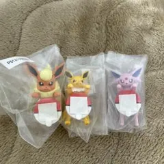 ポケモン一番くじ　F賞　街歩きちらりんフレンズ　3種