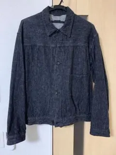 comoli 22AW デニムジャケット size4 NAVY 美品 希少サイズ 4 COMOLI インディゴ デニムジャケット 廃盤 Gジャン
