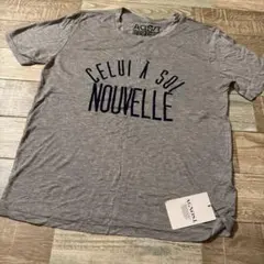 AGNOST Tシャツ グレー 半袖 新品タグ付き