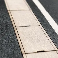 【ミニチュア】1/24側溝5枚セット