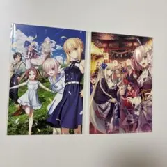 FGO 10周年 フェス 特典 周年ビジュアルイラストカード 7種 セット