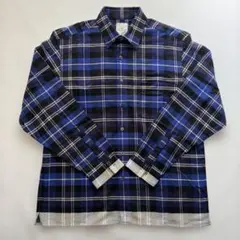 uniform experiment 長袖ネルシャツ 《3》 メンズLサイズ