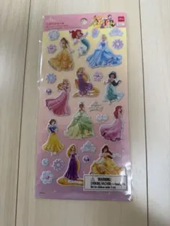 ディズニー　ペタペタシール　プリンセス　ディズニープリンセス