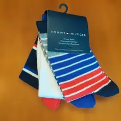 新品！トミーヒルフィガー☆靴下3足セット！