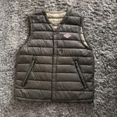 DANTON オリーブ カーキ　ダウンベスト　レディースダントン　インナーダウン