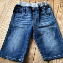 デニムブルー ハーフパンツ 130サイズ