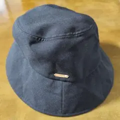 美品 芦屋ロサブラン 完全遮光 バケットハット 黒 Mサイズ 帽子のサムネイル