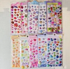 かわいいキャラクターシールセット 10シート