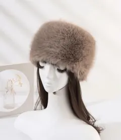 SHEIN ブラウンファー フライトキャップ バケットハット 最終価格