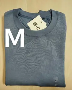 新品 UNIQLO C オーバーサイズスウェットシャツ ブルー Ｍ ユニクロ