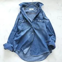 Healthy DENIM デニムシャツ Kidney.B 長袖 オーバーサイズのサムネイル