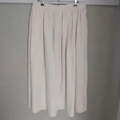 (値下げ）アイボリー ロングスカート