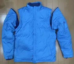 NIKE GOLF ダウンジャケット 2WAYベスト Lサイズ 鮮やかブルー