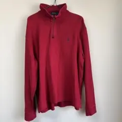 Polo Ralph Lauren 赤 ハーフジップ トレーナー XL