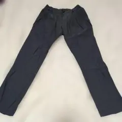 【最終値下げ】レディース ストレッチ テーパードパンツ チャコール ゴムウエスト