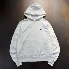 ぴ*ち様 アメリカ規格　チャンピオン　リバースウィーブ　パーカー　ワンポイント刺