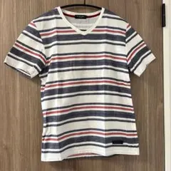【美品】BLACK LABEL CRESTBRIDGE ストライプTシャツ M