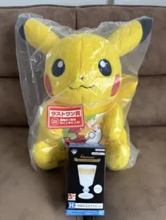 ポケモン 一番くじ ラストワン賞 ミニトレーつき ピカチュウ ソフビ