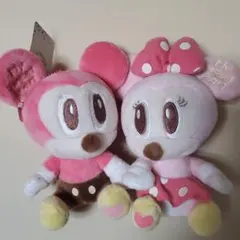 新品未使用　ミッキー&ミニーキーホルダー