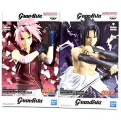 NARUTO-Grandista フィギュア　サクラ、サスケ 計2体セット