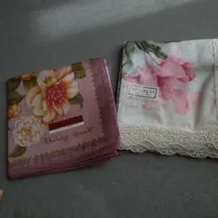 NINA RICCI 花柄ハンカチ 他2枚セット