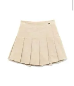 andmary Kika button mini skirt beige M - メルカリ