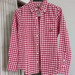 新品　ミキハウス　チェック　長袖シャツ　サイズ2　やや小さめのサムネイル