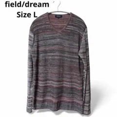field/dream メンズ ニット 薄手 大人 カジュアル