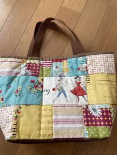 パッチワークトートバッグ